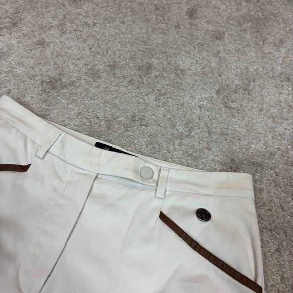 Loro Piana Ricky Ice Stretch Cotton Riding Pants Lambskin Women's 38 US 27 - Picture 10 of 13